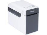 Brother Etikettendrucker TD-2125N, Thermodirektdruck, 203 dpi, 152 mm/s, USB/LAN, grau