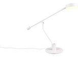 LED-Tischleuchte Trio Manduro, 6 W, 560 lm, 2700-6500 K, dimmbar, höhenverstellbar, neigbar, B 580 x H 640 mm, Metall und Acryl, weiß