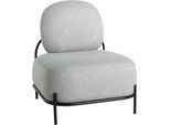 Sessel ADMIRAAL, Retro-Look, B 665 x T 710 x H 770 mm, grau