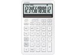 Casio Tischrechner JW-200DQ, LC-Display, 12 Stellen, kaufmännische Rundung, Mehrwertsteuer-Funktion, Batterie-/Solarbetrieb, B 109 x H 182 mm, weiß