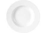 Suppenteller, rund, spülmaschinenfest, Ø 225 x H 35 mm, Porzellan, weiß, 6 Stück
