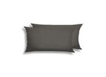 Kissenbezüge FLORELLA "Karo Five grafit Edel-Satin, 100% Baumwolle", grau (grafit), B:40cm H:80cm L:80cm, Satin, Obermaterial: 100% Baumwolle CO., Kissenbezüge, Kissenbezüge