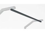 Schäfer Shop Pure Laufschiene für AST31 Tischaufbau mit H 1615 mm, bis 25 kg, B 2000 x T 30 x H 30 mm, Stahl, anthrazitgrau