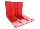 Hochwasserbarriere, modularer Aufbau, Eckstück für Außen, Winkel von 30°, L 670 x B 680 x H 528 mm, ABS-Kunststoff, rot, 1 Stück