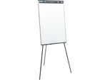Flipchart Legamaster Sketch Easy, magnetische Tafel, höhenverstellbar, Dreibein-Fuß, inkl. Abschlageschale, B 680 x H 1050 mm, schwarz-weiß