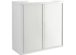 Rollladenschrank, H 1040 mm, weiß/weiß