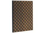 Exacompta Gästebuch Néo Déco Schwarz 220x270 mm, 100 Seiten Clairefontaine, Goldschnitt, transparente Box