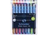 Kugelschreiber SCHNEIDER slider XB, 8er-Set