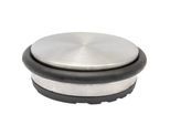 Wagner Türstopper BIG DISK STEEL EH 5064, Stahl pulverbeschichtet, Ø 100 mm, 0,74 kg, edelstahlsilber/schwarz, zum Stellen