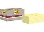 Post-it® Haftnotizen Super Sticky Recycling Notes 622 RSS12CY, B 47,6 x T 47,6 mm, PEFC®-Papier, gelb, 12 Blöcke, 70 Blatt/Block
