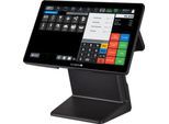 Registrierkasse Olympia T400DK, Android 11, 100 Nutzer, 10/15,6″ Display, USB-A/LAN/Kassenladen-Port, abschließbar, ohne Schublade, schwarz