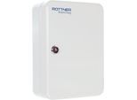 Rottner Schlüsselkassette SK 20, Zylinderschloss, für 20 Schlüssel, B 180 x T 85 x H 250 mm, Stahl, lichtgrau