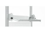 Schäfer Shop Pure Verstellboden für AST31 Tischaufbau, bis 30 kg, B 750 x T 400 x H 120 mm, Stahl, lichtgrau
