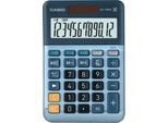 Casio Tischrechner MS-120EM, 12 Stellen, LC-Display, Batterie-/Solarbetrieb, B 101 x H 149 mm, blau