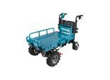Makita Akku-Schubkarre 2x18V, 300 kg, 0-1,5/3,5 km/h, höhenverstellbare Ladefläche (DCU601Z)