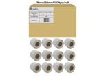 Etiketten G&G, kompatibel zu Zebra 800263-205, 76 x 51 mm, selbstklebend, beschichtet, perforiert, Thermopapier, weiß, 12 x 1370 Stück
