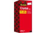 Sparset Klebeband Scotch® Crystal, 8 Rollen, L 33 m x B 19 mm, Ø 26 mm