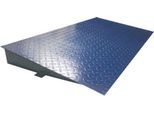 Stahlrampe Adam PT 10R, für Wägebrücke PT-112/PT-312, B 635 x T 1200 x H 115 mm, blau