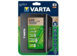 Batterieladegerät Varta LCD Universal Charger, für 4 x Mignon AA/Micro AAA/C/D oder 1 x 9 V Akku, 1 x USB, LCD-Anzeige