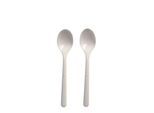 Papstar Mehrweg Kaffeelöffel Polypropylen weiß 13 cm, bis 100 °C, spülmaschinenfest bis 65 °C, 125x nutzbar, 50er Set