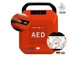 Defibrillator MedX5 HeartSave Y, manuelle Schockabgabe, Sprachausgabe DE/EN, LCD-Anzeige, IP55, mit HLW-Feedback-Sensor