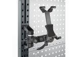 Schäfer Shop Pure Tablethalter für AST31 Tischaufbau, für 1 Tablet bis 7,8“, Klemmbereich verstellbar, um 360° drehbar, neigbar, Kunststoff/Schaumstoff, schwarz