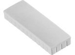 MAUL Solidmagnete, 54 x 19 mm, 10 Stück, weiß