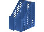 HAN Stehsammler, Breite 76 mm, Kunststoff, 2 Stück, blau