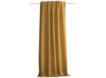 Lärmschutzvorhang Acustico, Currygelb, Textil, Uni, 135x245 cm, beliebig kürzbar, für Stange und Schiene geeignet, Lärmschutz, Wärmeschutz, mit Kombiband, Wohntextilien, Gardinen & Vorhänge, Fertiggardinen, Lärmschutzvorhänge