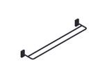 Giese Gifix 21 Badtuchhalter 21081-14 doppelt, Länge 590 mm, schwarz matt