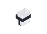 Giese Gifix Tono Glashalter 39010-14 Wandmodell, schwarz matt