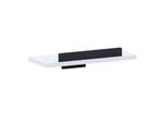 Giese Noka Dusch Konsole 50819-14 Wandmodell, Material Corian, schwarz / weiß