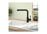 Villeroy und Boch Steel Shower Küchenarmatur 96970106 11,7 l/min, ausziehbar, schwarz matt