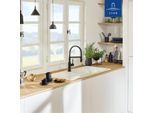 Villeroy und Boch Steel Expert Compact-Window Küchenarmatur 92990006 42x220mm, schwarz matt