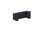 Giese Gifix Tono Handtuchhaken 39048-14 mit zwei Haken, schwarz matt