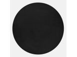 Ayyildiz , Schwarz , Textil , Uni , rund , Oeko-Tex® Standard 100 , pflegeleicht , Teppiche & Böden, Teppiche, Hochflorteppiche, Hochflorteppiche rund