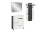 Livetastic , Grau, Weiß , Holzwerkstoff , 1 Schublade(n) Schubladen , 175x190x37 cm , FSC MIX , stehend ,