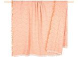Wohndecke PAD "Waffle", rot (coral), B:150cm L:200cm, Mischgewebe, Wohndecken, Wohndecke, Made in Europe