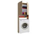 Waschmaschinenschrank LONA Sonoma Eiche ca. 64x182x27cm