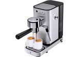WMF Espressomaschine "LONO", grau (edelstahl), B:31cm H:30,5cm T:14cm, Kaffeemaschinen, kompakt, elegant, 15 bar, 1350 Watt, Milchschaumdüse, Cromargan, Espressomaschine