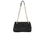 Schultertasche JOOP JEANS "ruga emma shoulderbag shf", Mädchen, Gr. B/H/T: 29cm x 17cm x 11cm, schwarz, Polyurethan (PU), unifarben, Taschen Schultertasche, Damen Schultertasche mit Überschlag & Magnetverschluss