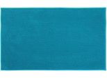 Badematte GÖZZE "Chenille" Gr. 2, blau (lagune), H:15mm, Polyester, Badematten, Badematte, Badteppich, Uni Farben, besonders weich durch Microfaser, waschbar