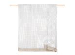 Wohndecke PAD "Breeze", blau, weiß, B:130cm L:170cm, Obermaterial: 100% Baumwolle, Wohndecken, Wohndecke, Made in Europe
