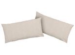 Kissenbezüge OTTO HOME "Melli Kissenbezug, OEKO-TEX und Made in Green zertifiziert", beige (beige, meliert), B:80cm L:40cm, Linon, Obermaterial: 100% Baumwolle, Kissenbezüge