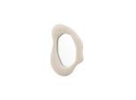 Livetastic , Beige , Glas, Textil , oval , 49x70x8 cm , senkrecht montierbar ,