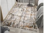 Teppich OCI DIE TEPPICHMARKE "CYRUS WALK", grün (creme, grün, gold), B:65cm H:20mm L:130cm, Polypropylen, Teppiche, Teppich, Kurzfor, maschinell gewebt, Perlglanz in der Oberfläche
