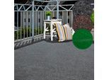 Kunstrasen ANDIAMO "Aberdeen, Gesamthöhe 10 mm, Made in Belgium", grau, B:200cm L:700cm, Nadelfilz, Teppiche, mit Drainagenoppen, für Balkon, Terrasse, Wintergarten, Nadelfilzoptik