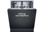SIEMENS vollintegrierbarer Geschirrspüler "SN63HX16AE", Energieeffizienz: C (A-G), schwarz (weiß), B:59,8cm H:81,5cm T:55cm, Geschirrspüler