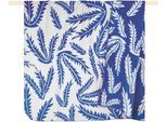 Wohndecke PAD "Ningaloo", gris, blau, B:150cm L:200cm, Obermaterial: 60% Baumwolle, 40% Polyacryl, Wohndecken, Wohndecke, Made in Europe