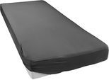 Spannbettlaken BELLANA "bellana exclusiv Topper aus 100% Mako-Baumwolle, 150 g/m²", grau (anthrazit), L:200cm, Mako-Jersey, Obermaterial: 100% Baumwolle, Bettlaken, Spannbettlaken, feinste Mako-Baumwolle, für Topper bis 10cm Höhe, bügelfrei